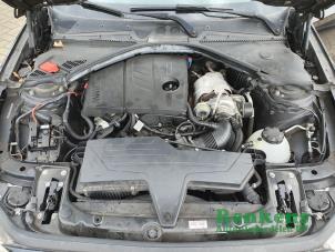 BMW 1 serie 116i 1.6 16V Schadevoertuig (2013, Zwart)