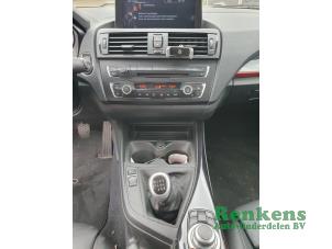 BMW 1 serie 116i 1.6 16V Schadevoertuig (2013, Zwart)