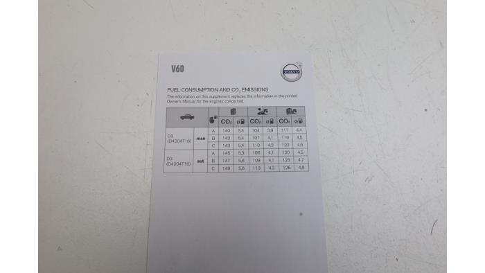 Volvo V60 II 2.0 D3 16V Sloopvoertuig (2018, Grijs)