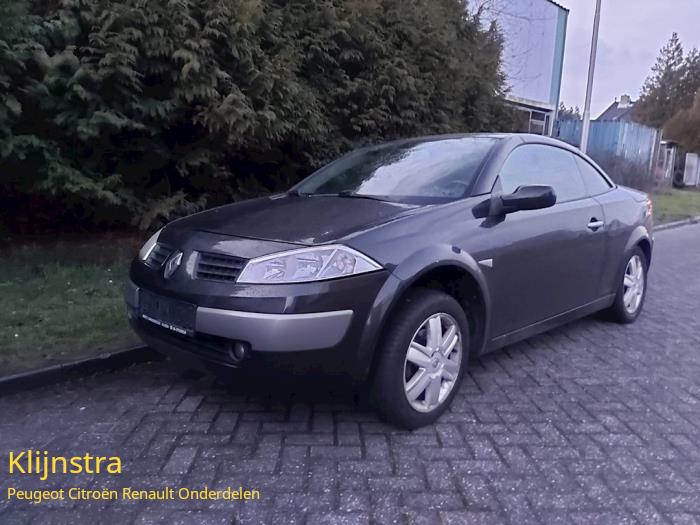 Renault Megane II CC 1.6 16V Sloopvoertuig (2006, Zwart)