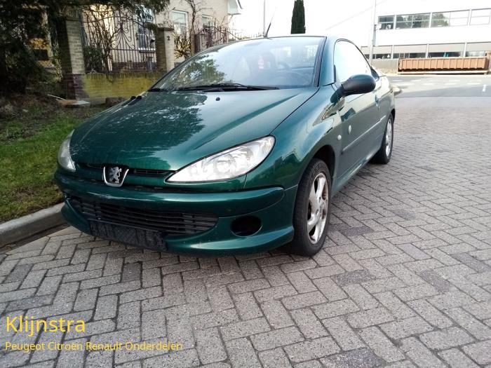 Peugeot 206 CC 1.6 16V Sloopvoertuig (2002, Groen)