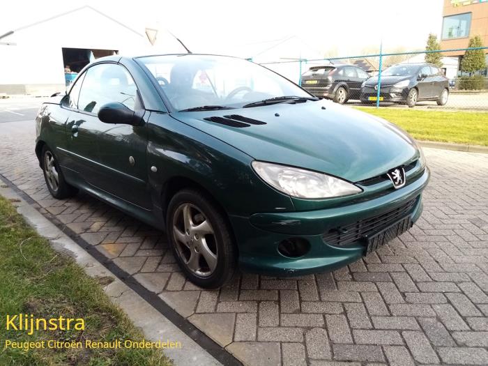 Peugeot 206 CC 1.6 16V Sloopvoertuig (2002, Groen)