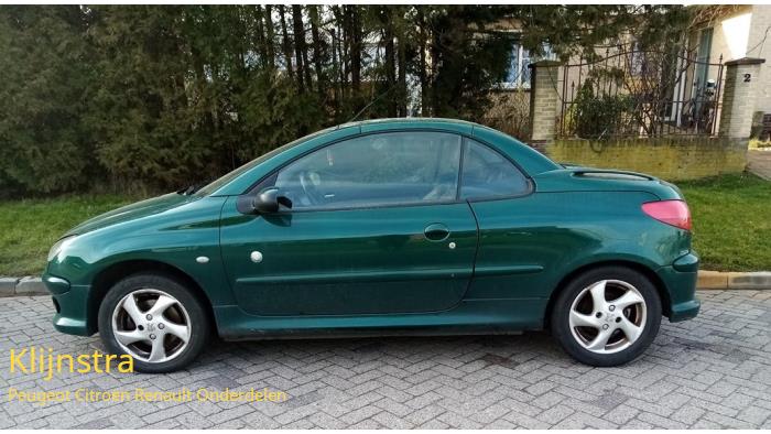 Peugeot 206 CC 1.6 16V Sloopvoertuig (2002, Groen)