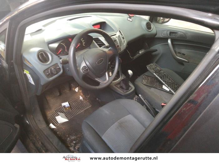 Ford Fiesta 6 1.25 16V Sloopvoertuig (2010, Zwart)