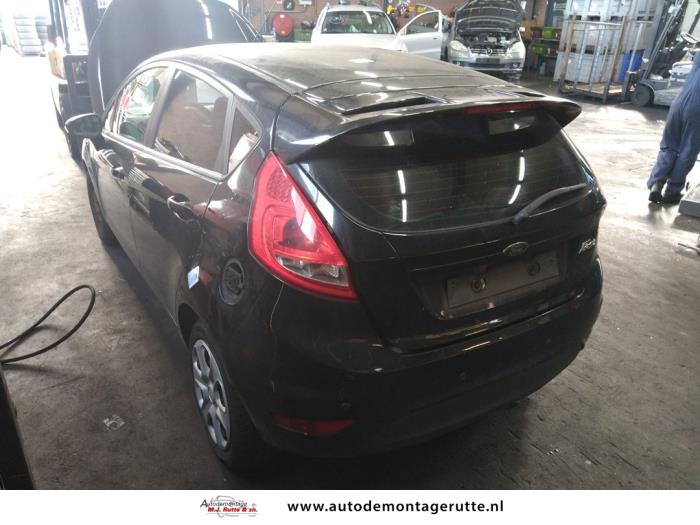 Ford Fiesta 6 1.25 16V Sloopvoertuig (2010, Zwart)