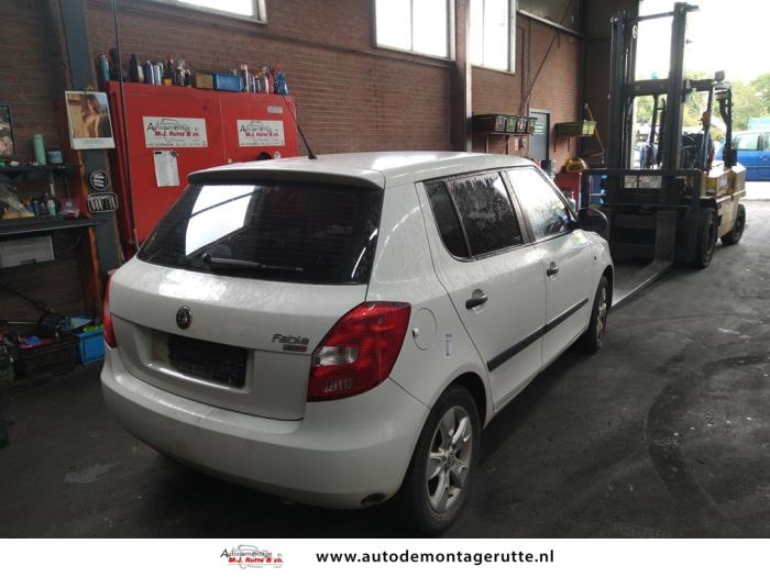 Skoda Fabia II 1.2i 12V Sloopvoertuig (2010, Wit)