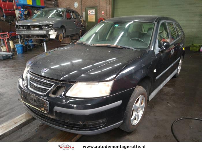 Saab 9-3 Sport Estate 1.9 TiD Sloopvoertuig (2005, Zwart)