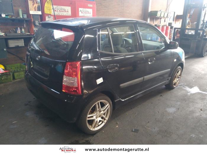 Kia Picanto 1.0 12V Sloopvoertuig (2007, Zwart)