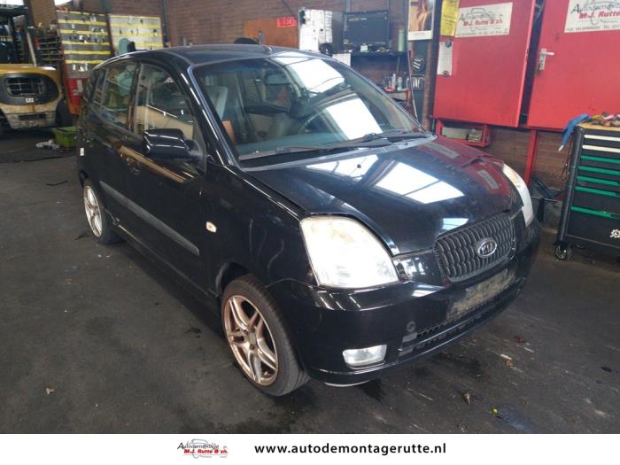 Kia Picanto 1.0 12V Sloopvoertuig (2007, Zwart)