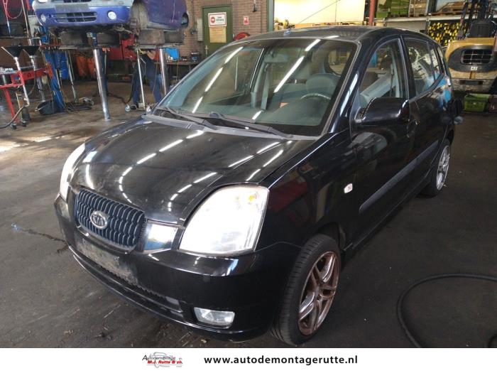 Kia Picanto 1.0 12V Sloopvoertuig (2007, Zwart)