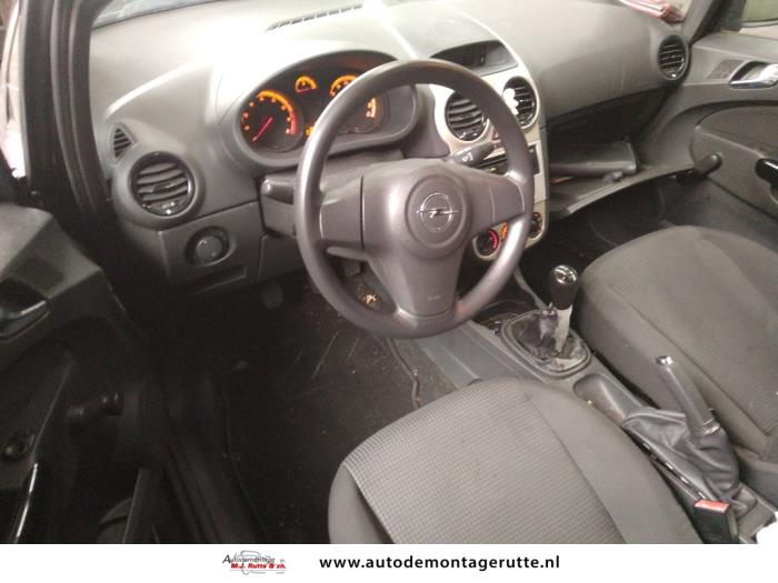 Opel Corsa D 1.2 16V Sloopvoertuig (2007, Zwart)