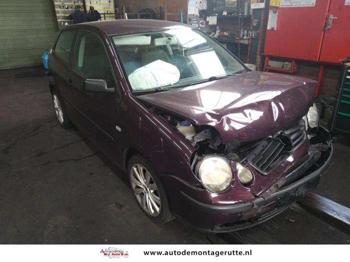 Volkswagen Polo IV 1.2 12V Sloopvoertuig (2004, Rood)