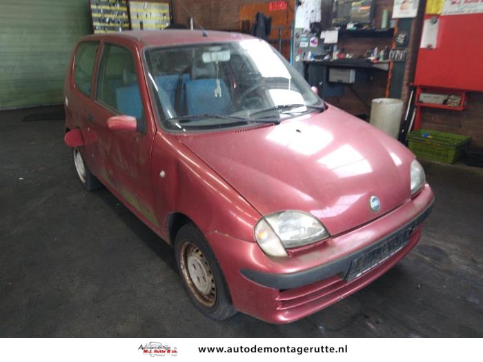 Fiat Seicento 1.1 MPI S,SX,Sporting Sloopvoertuig (2002, Rood)