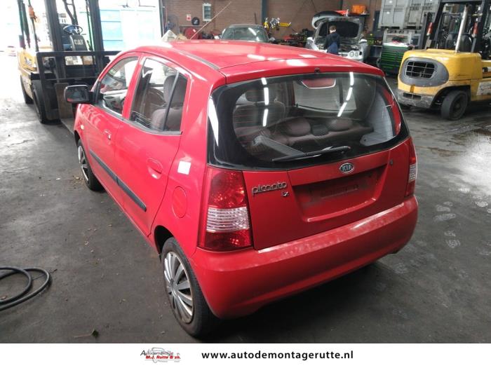 Kia Picanto 1.0 12V Sloopvoertuig (2005, Rood)