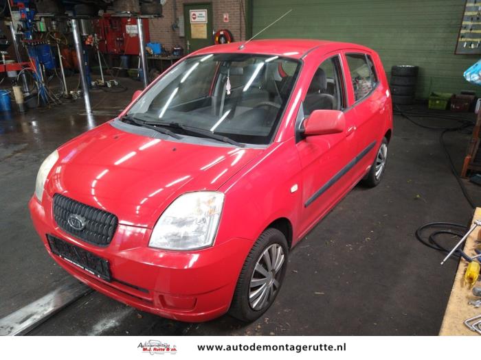 Kia Picanto 1.0 12V Sloopvoertuig (2005, Rood)