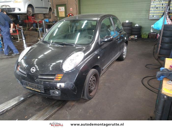 Nissan Micra 1.2 16V Sloopvoertuig (2004, Zwart)