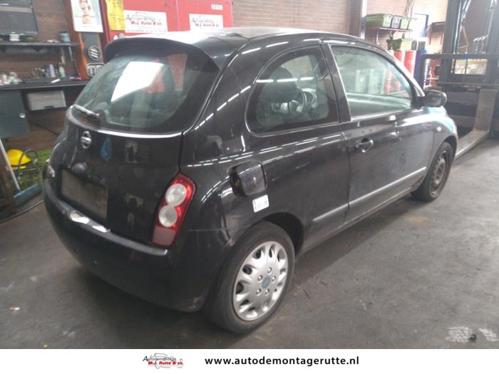 Nissan Micra 1.2 16V Sloopvoertuig (2004, Zwart)
