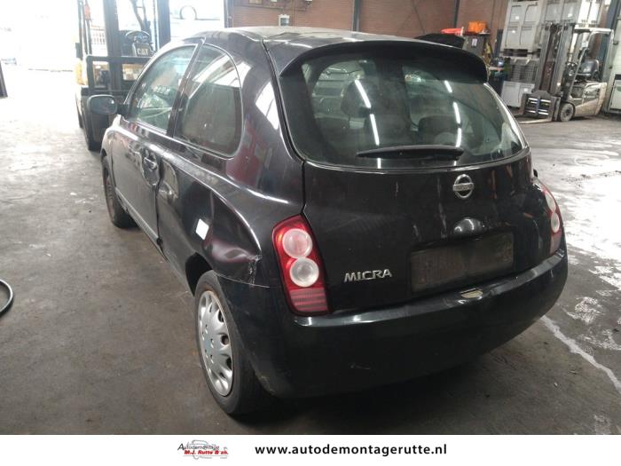 Nissan Micra 1.2 16V Sloopvoertuig (2004, Zwart)
