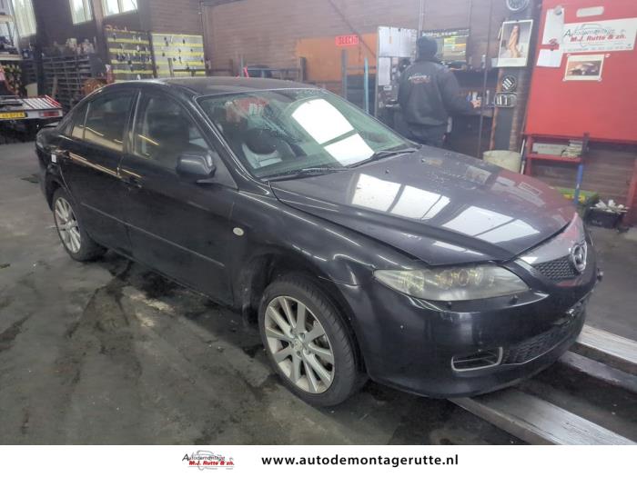 Mazda 6 Sport 2.3i 16V S-VT Sloopvoertuig (2006, Zwart)