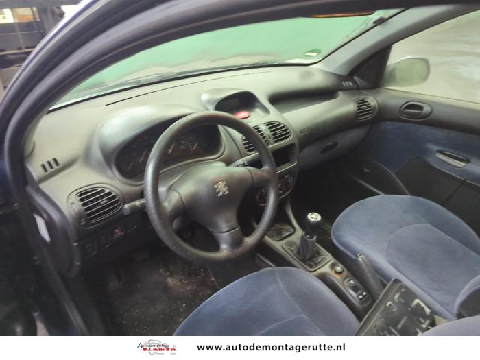 Peugeot 206 1.4 XR,XS,XT,Gentry Sloopvoertuig (1999, Blauw)