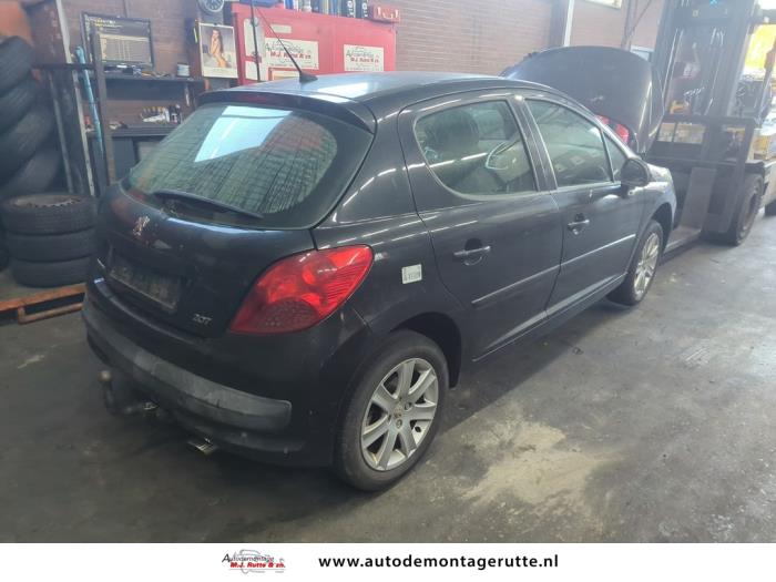 Peugeot 207/207+ 1.6 16V Sloopvoertuig (2007, Zwart)