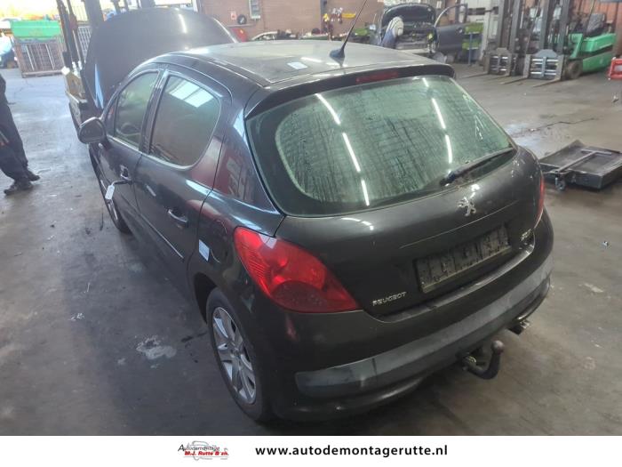 Peugeot 207/207+ 1.6 16V Sloopvoertuig (2007, Zwart)