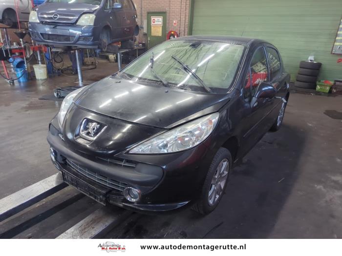 Peugeot 207/207+ 1.6 16V Sloopvoertuig (2007, Zwart)