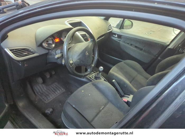 Peugeot 207/207+ 1.6 16V Sloopvoertuig (2007, Zwart)