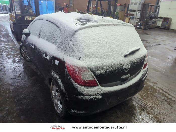 Opel Corsa D 1.2 16V Sloopvoertuig (2008, Zwart)