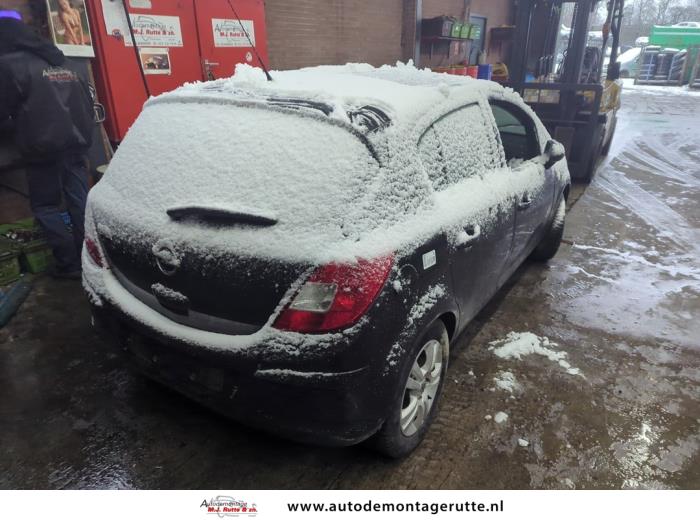 Opel Corsa D 1.2 16V Sloopvoertuig (2008, Zwart)