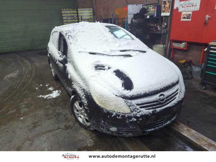 Opel Corsa D 1.2 16V Sloopvoertuig (2008, Zwart)