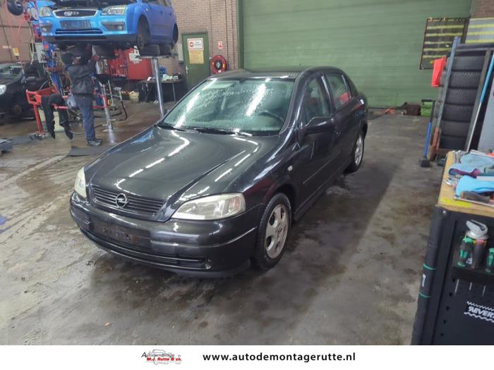 Opel Astra G 1.6 16V Sloopvoertuig (1999, Zwart)