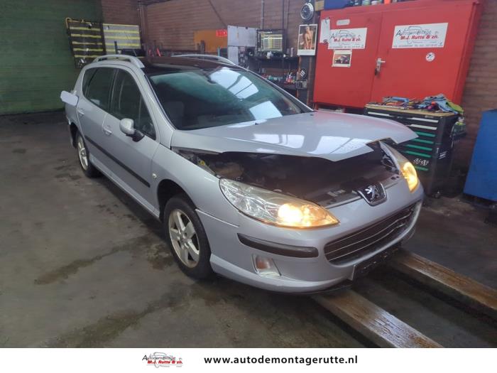 Peugeot 407 SW 1.8 16V Sloopvoertuig (2007, Grijs)