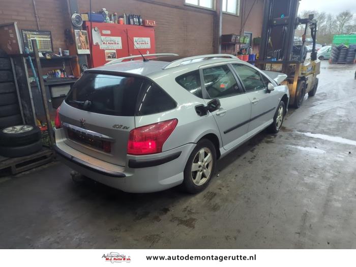 Peugeot 407 SW 1.8 16V Sloopvoertuig (2007, Grijs)