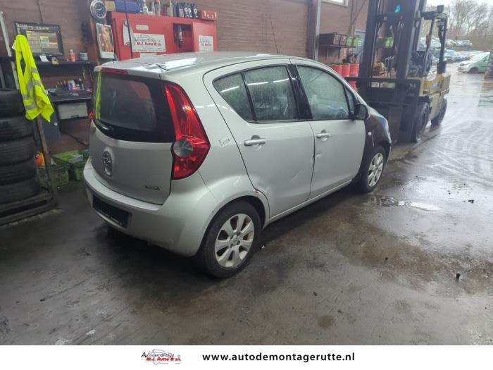 Opel Agila 1.0 12V ecoFLEX Sloopvoertuig (2010, Grijs)