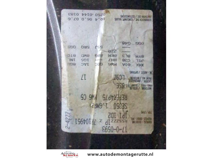 Seat Leon 1.6 Sloopvoertuig (2007, Zwart)