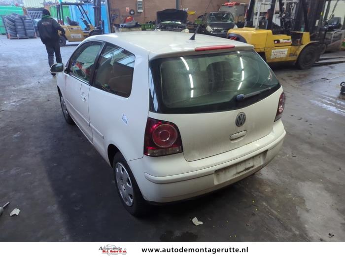 Volkswagen Polo IV 1.4 TDI 70 Sloopvoertuig (2009, Wit)