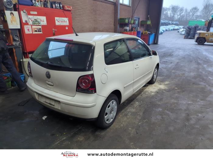 Volkswagen Polo IV 1.4 TDI 70 Sloopvoertuig (2009, Wit)