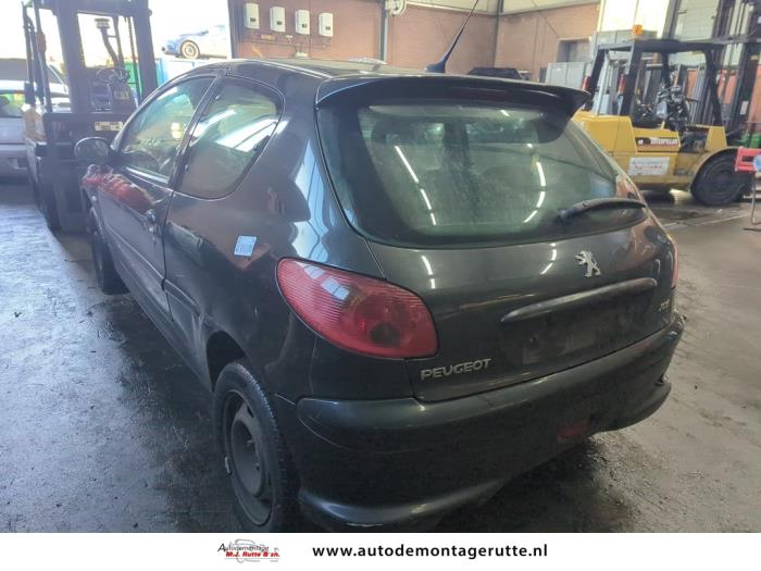 Peugeot 206 1.4 16V Sloopvoertuig (2004, Zwart)