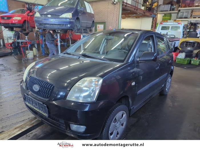 Kia Picanto 1.0 12V Sloopvoertuig (2006, Zwart)