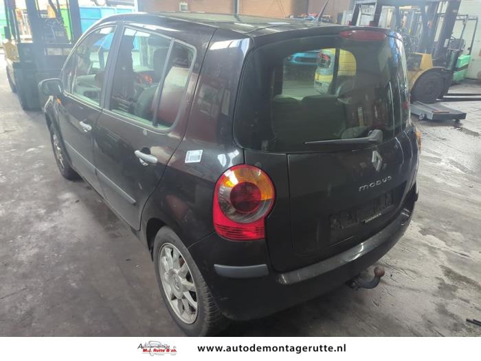 Renault Modus/Grand Modus 1.4 16V Sloopvoertuig (2006, Zwart)