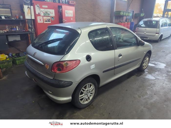 Peugeot 206 1.4 XR,XS,XT,Gentry Sloopvoertuig (2004, Grijs)