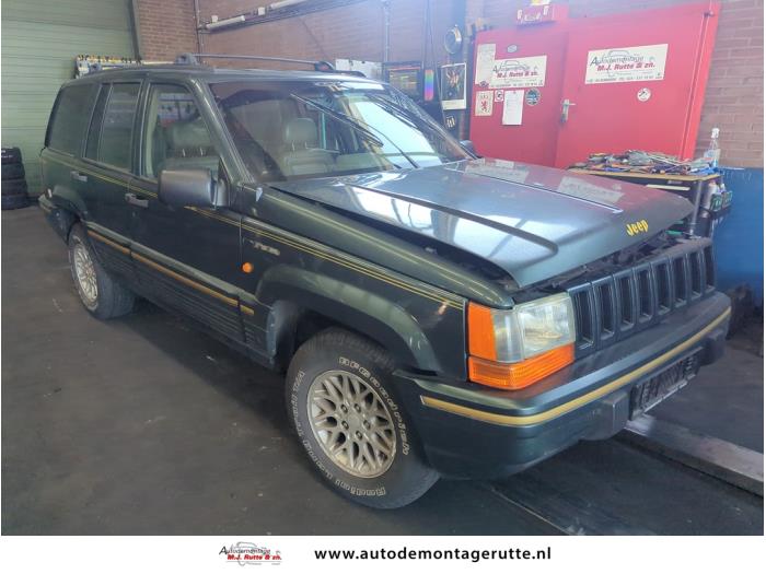 Jeep Grand Cherokee 5.2i V8 Sloopvoertuig (1993, Groen)
