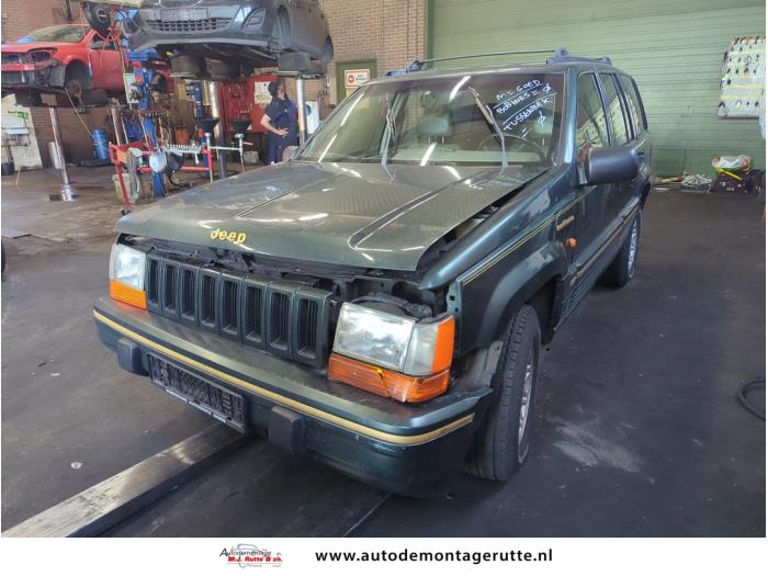 Jeep Grand Cherokee 5.2i V8 Sloopvoertuig (1993, Groen)
