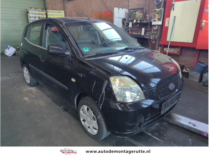 Kia Picanto 1.1 12V Sloopvoertuig (2004, Zwart)