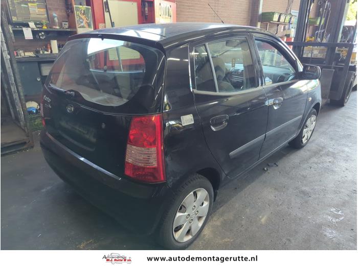 Kia Picanto 1.1 12V Sloopvoertuig (2004, Zwart)