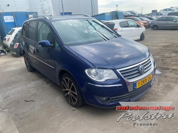 Volkswagen Touran 1.4 16V TSI 140 Sloopvoertuig (2007, Metallic, Blauw)
