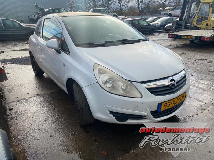 Opel Corsa D 1.2 16V Sloopvoertuig (2007, Wit)