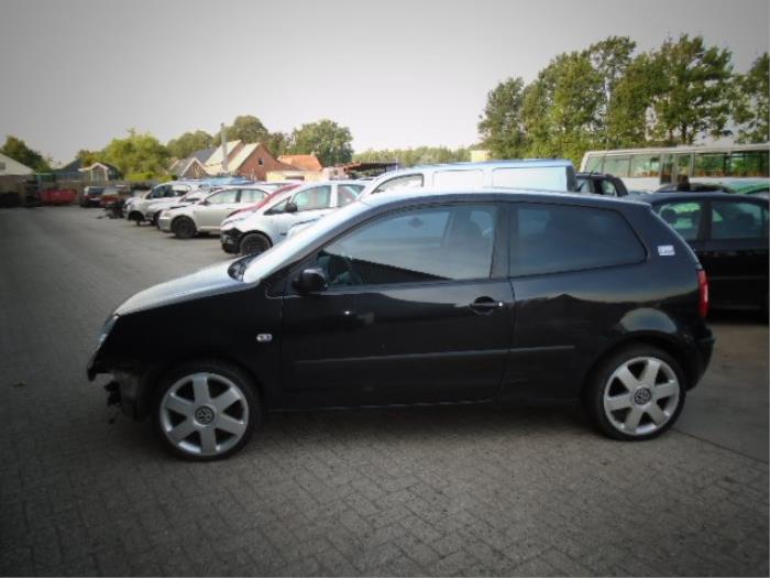 Volkswagen Polo IV 1.9 SDI Sloopvoertuig (2002, Zwart)