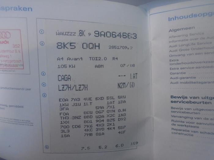 Audi A4 Avant 2.0 TDI 16V Sloopvoertuig (2008, Grijs)